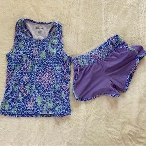Gaiam Girls Activewear/Yoga Set, size 7/8